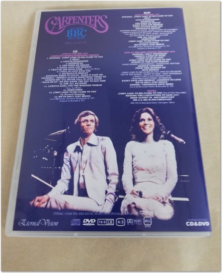 CARPENTERS / AT THE BBC 1971-1976 SPECIAL COLLECTION (1CD+1DVD)