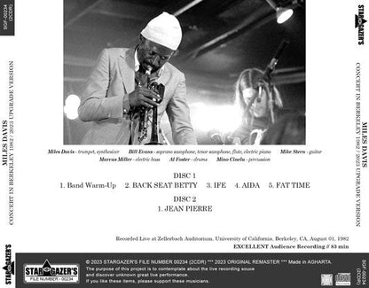 MILES DAVIS / 2023 UPGRADE VERSION CONCERT IN BERKELEY 1982  (2CDR)