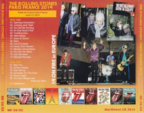 THE ROLLING STONES / PARIS FRANCE 2014 (2CD)