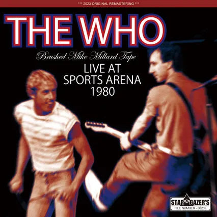 THE WHO / BRUSHED MIKE MILLARD TAPE LIVE AT SPORTS ARENA 1980 (2CDR)