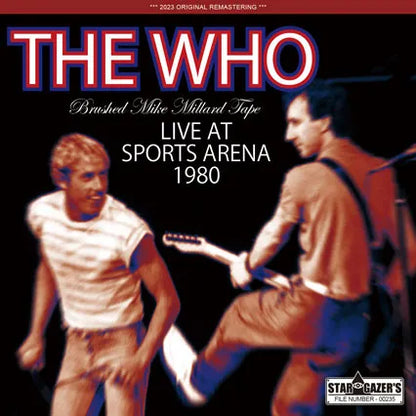 THE WHO / BRUSHED MIKE MILLARD TAPE LIVE AT SPORTS ARENA 1980 (2CDR)