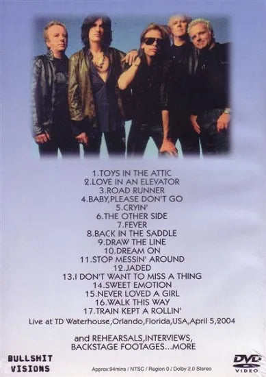 AEROSMITH / YOU GOTTA MOVE (1DVD)