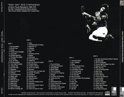 PETE TOWNSHEND / WHO AM I (5CDR)