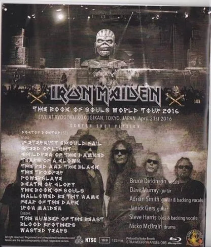 IRON MAIDEN / EL LIBRO DEL ALMA GIRA MUNDIAL 21/04/2016 (1BDR)