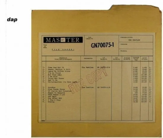 THE BEATLES / FILE UNDER BEATLES ORIGINAL MASTERSEXPANDED EDITION (2CD)