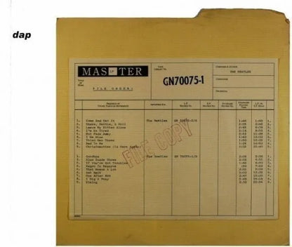THE BEATLES / FILE UNDER BEATLES ORIGINAL MASTERSEXPANDED EDITION (2CD)