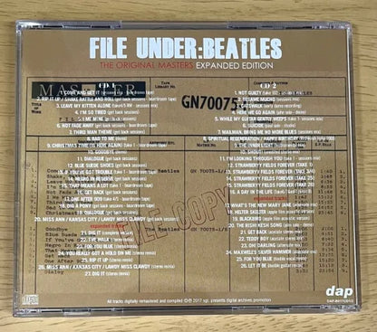 THE BEATLES / FILE UNDER BEATLES ORIGINAL MASTERSEXPANDED EDITION (2CD)