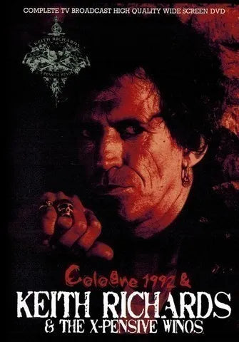 KEITH RICHARDS & The X-PENSIVE WINOS / Cologne 1992  (1DVD)