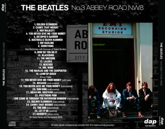 THE BEATLES / NO.3 ABBEY ROAD N.W.8 STEREO REMASTER EDITION (1CD)