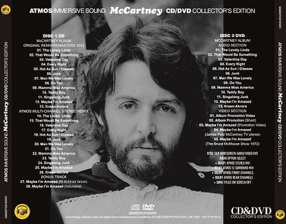 PAUL McCARTNEY / McCartney ATMOS IMMERSIVE SOUND (1CD+1DVD)