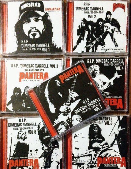 PANTERA / DIMEBAG DARRELL Vol.1 - Vol.7 (7CDR)