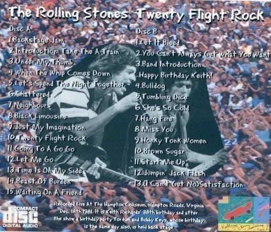 THE ROLLING STONES / Twenty Flight Rock (2CD)