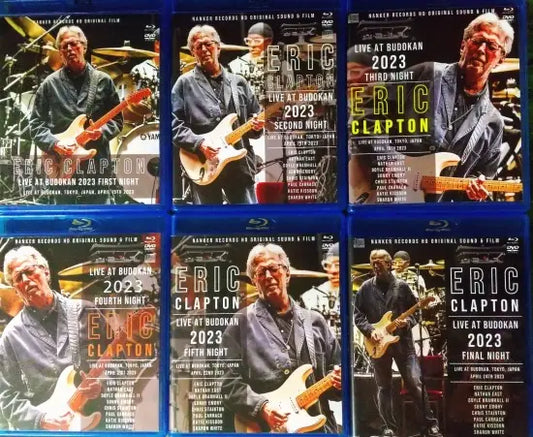 ERIC CLAPTON / EN DIRECTO EN BUDOKAN 2023 - SET COMPLETO DE SEIS DÍAS (6 HABITACIONES Y 6 DVD + 12 CD)