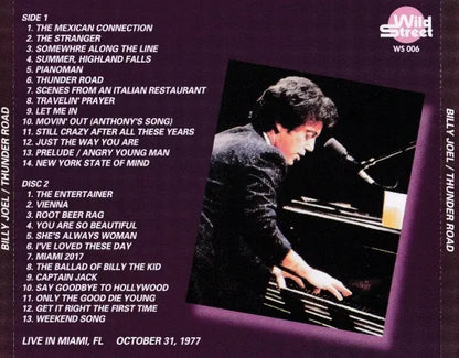 BILLY JOEL / THUNDER ROAD MIAMI 1977 (2CDR)