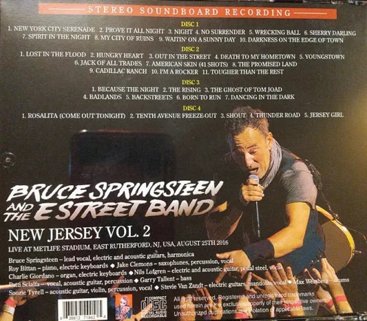 BRUCE SPRINGSTEEN & THE E STREET BAND / NEW JERSEY VOL. 2 STEREO SOUNDBOARD (4CDR)