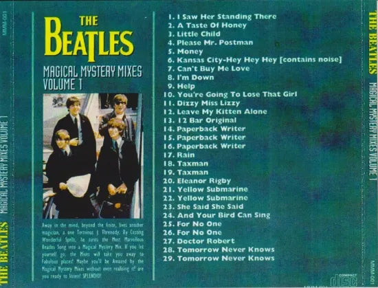 THE BEATLES / MAGICAL MYSTERY MIXES VOLUME 1 (1CDR)