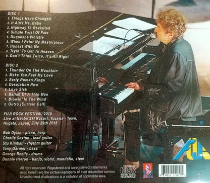 BOB DYLAN AND HIS BAND / FUJI ROCK FESTIVAL '18 (2CDR)