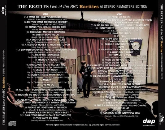 THE BEATLES / LIVE AT THE BBC RARITIES AI STEREO REMASTERS EDITION (2CD)