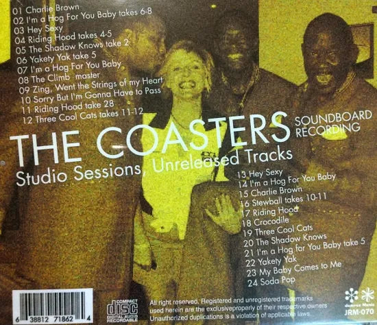 THE COASTERS / Studio Sessions, Unreleased Tracks SOUNDBOARD (1CDR)