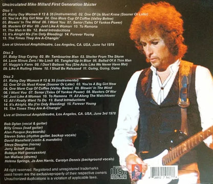 BOB DYLAN / Los Angeles 1978 (3CDR)