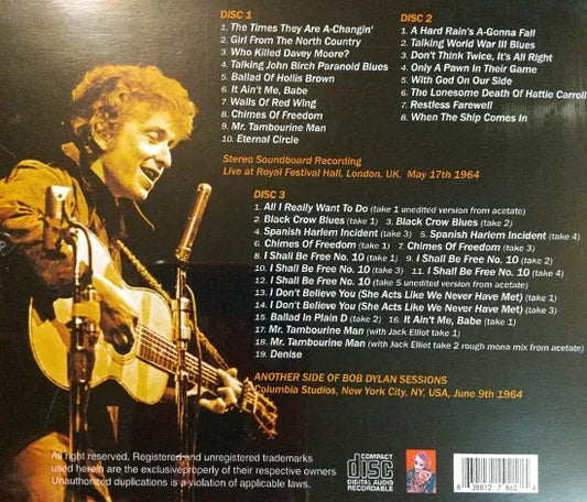 BOB DYLAN / 1964 Soundboard (3CDR)