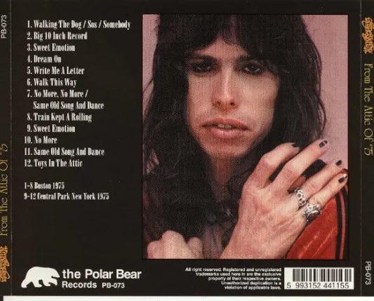 AEROSMITH / FROM THE ATTIC OF '75 (1CD)