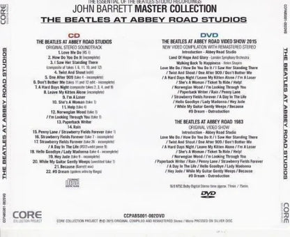 THE BEATLES / THE BEATLES AT ABBEY ROAD STUDIOS JOHN BARRETT MASTER COLLECTION (1CD+1DVD)