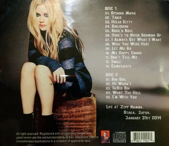 AVRIL LAVIGNE / We're Still Rock n Roll (2CDR)