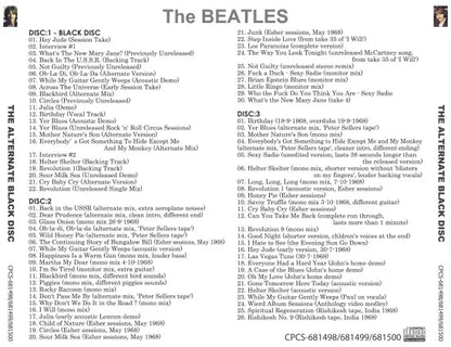 THE BEATLES / THE ALTERNATE BLACK DISC (3CDR)
