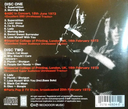Beck, Bogert, & Appice / To Love You More (2CD)