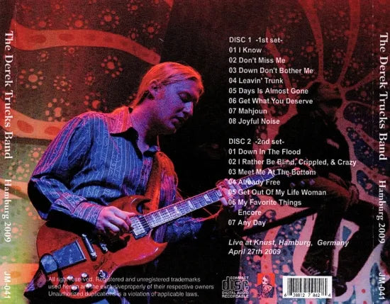 THE DEREK TRUCKS BAND / Hamburg 2009 SOUNDBOARD (2CDR)