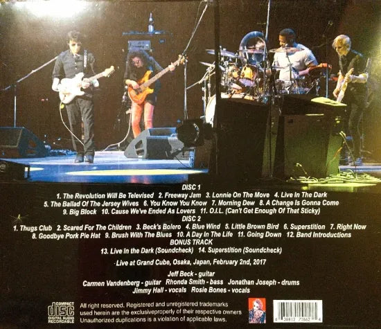 JEFF BECK / DEFINITIVE OSAKA 2017 (2CDR)