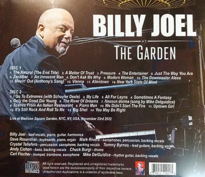 BILLY JOEL / AT THE GARDEN NOVEMBER 2022 (2CDR)