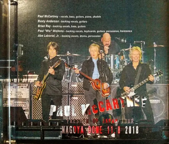 PAUL MCCARTNEY / FRESHEN UP JAPAN TOUR NAGOYA DOME 11.8 2018 (2CDR)