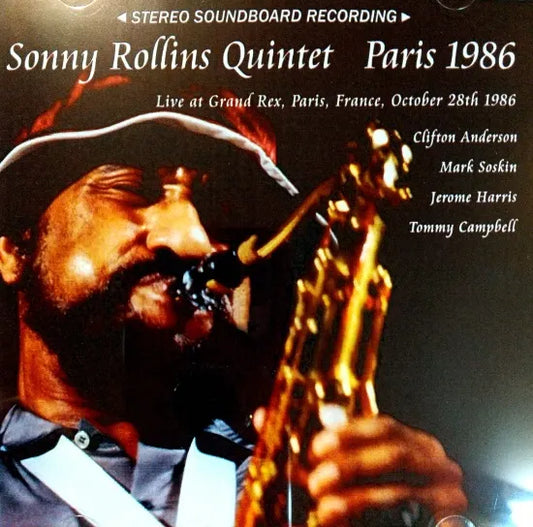 Sonny Rollins Quintet / Paris 1986 STEREO SOUNDBOARD (2CDR)