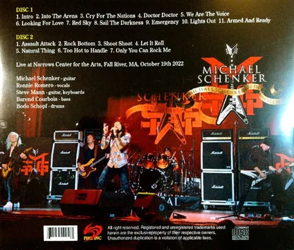 Michael Schenker Group / Fall River 2022 (2CDR)