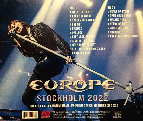 EUROPE / STOCKHOLM 2022 (2CDR)