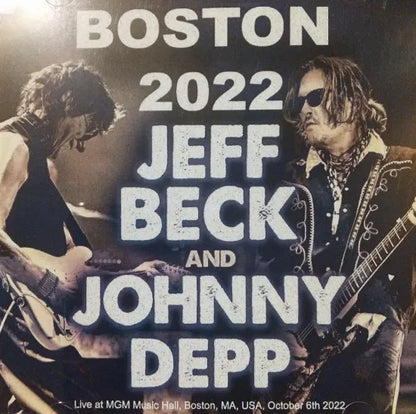 JEFF BECK AND JOHNNY DEPP / BOSTON 2022 (2CDR)