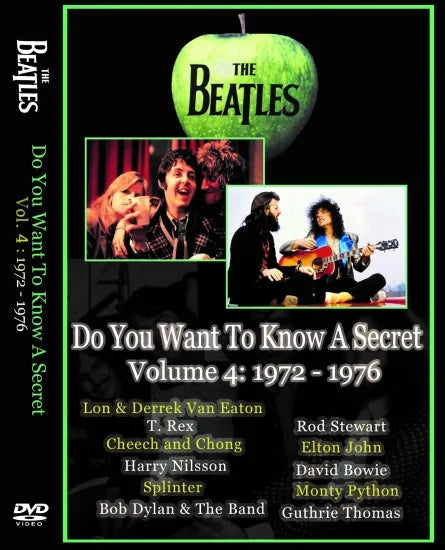 THE BEATLES / DO YOU WANT TO KNOW A SECRET Vol.4 1972 -1976 (1DVDR)