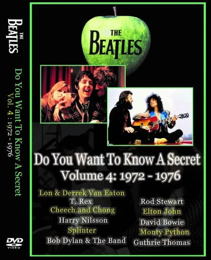 THE BEATLES / DO YOU WANT TO KNOW A SECRET Vol.4 1972 -1976 (1DVDR)