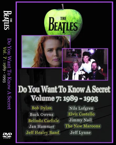 THE BEATLES / DO YOU WANT TO KNOW A SECRET Vol.7 1989 -1993 (1DVDR)
