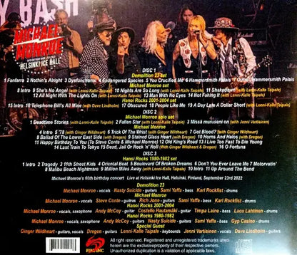 MICHAEL MONROE / 60TH BIRTHDAY CONCERT 2022 (3CDR)