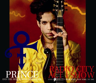 PRINCE / RADIO CITY ACT I SHOW (2CDR+1DVDR)