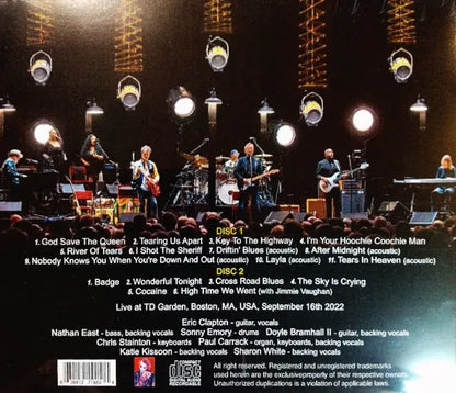 ERIC CLAPTON / BOSTON 2022 (2CDR)
