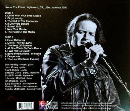 DON HENLEY / L.A. FORUM 1990 MIKE MILLARD ORIGINAL MASTER TAPES (2CDR)