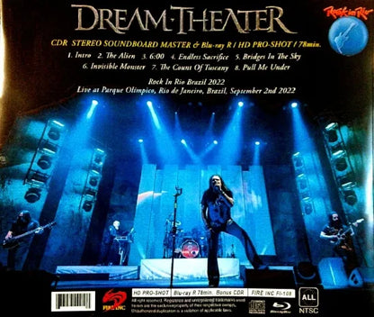 Dream Theater / Rock In Rion Brazil 2022 HD Pro-shot (1CDR+BlurayR Stereo SBD)