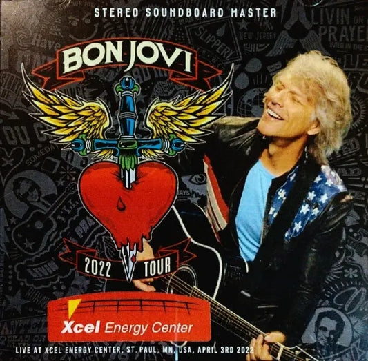BON JOVI / TOUR 2022 Xcel Energy Center STEREO SOUNDBOARD (2CDR)