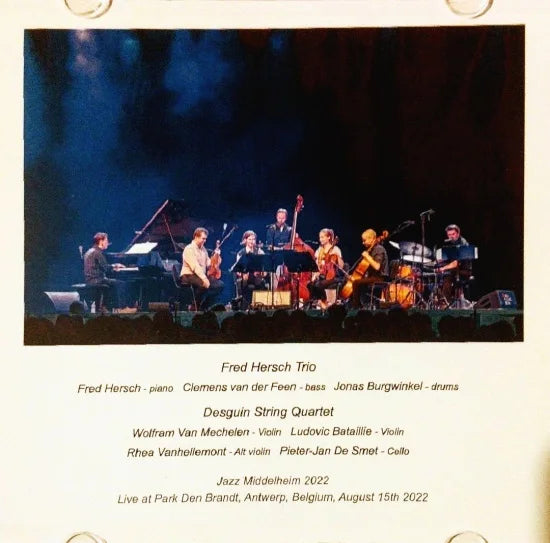 Fred Hersch Trio with Desguin String Quartet / Plays Breath By Breath STEREO SOUNDBOARD (2CDR)