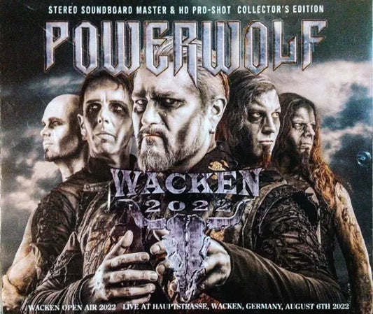 Powerwolf / Wacken Open Air 2022 STEREO SOUNDBOARD (2CDR+1DVDR)