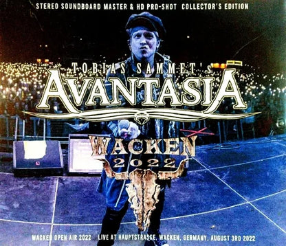 TOBIAS SAMMET'S AVANTASIA / Wacken Open Air 2022 STEREO SOUNDBOARD (2CDR+1BDR)